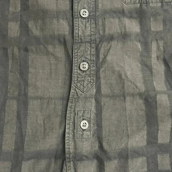 Burberry Button Down Grey  Shirt Size Small - Picture 4 of 10